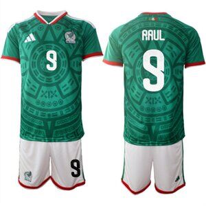 Raul Jimenez Green 2026 WC Soccer Jersey Suit